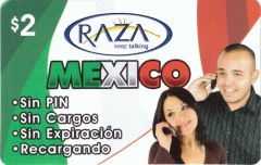 Raza Mexico Calling Card