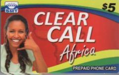 Clear Call AfricaPrepaid Phone Card