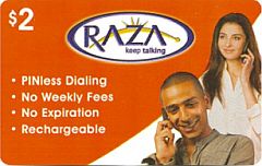 RazaPrepaid Phone Card